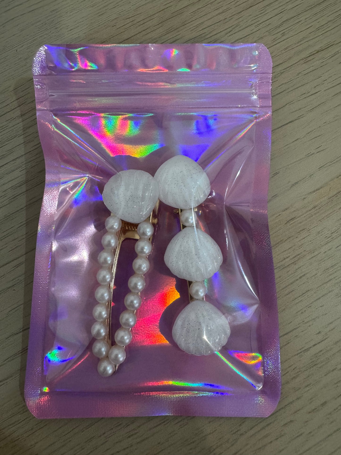 Mermaid-Inspired Hair Clip Sets β 2 Pack