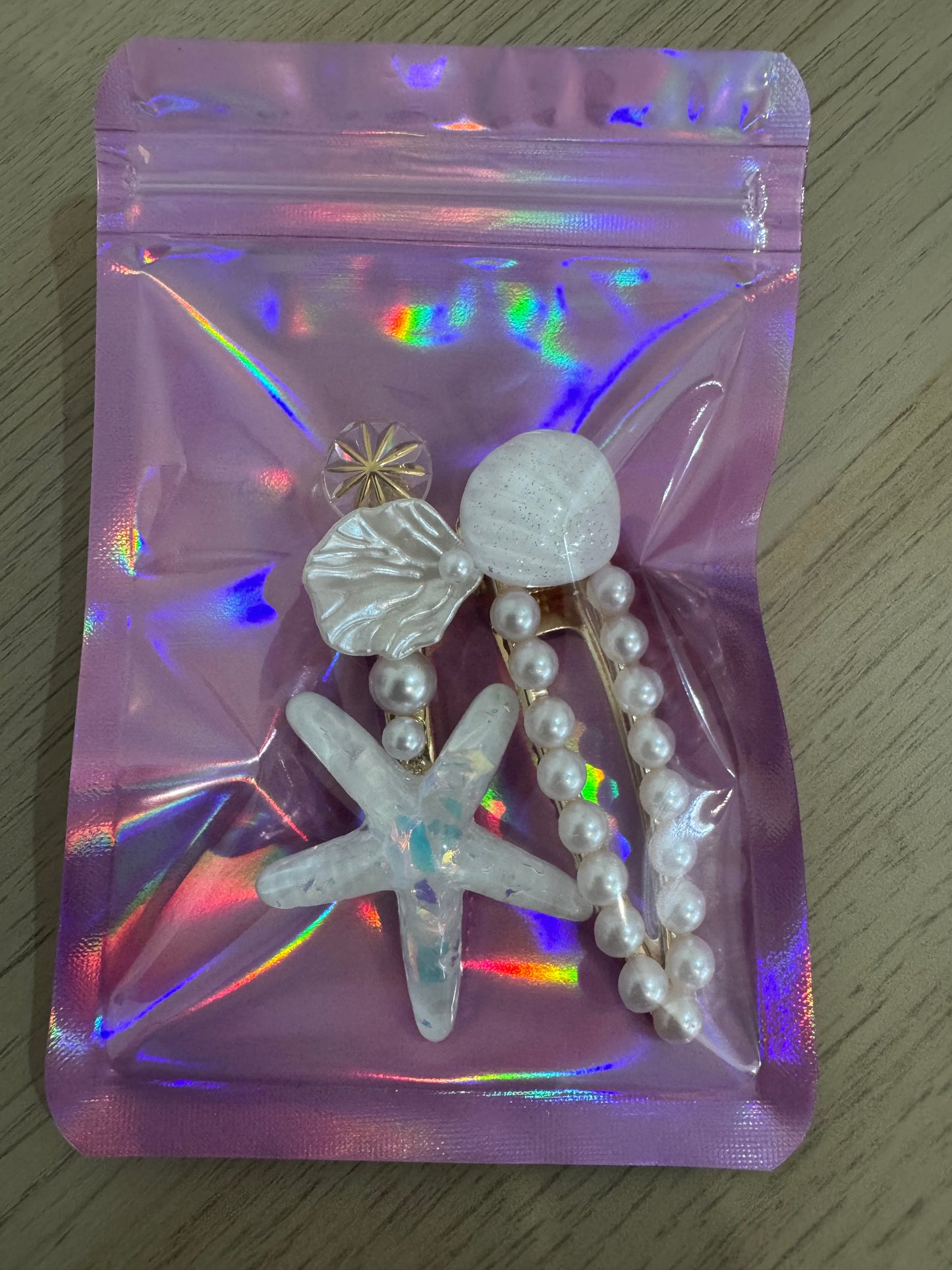 Mermaid-Inspired Hair Clip Sets β 2 Pack